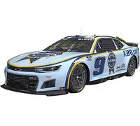 Salvinos JR Model 1/24 NASCAR 2022 Camaro ZL1 9 Hendrix Motor Sport Chase Elliott Kelly Blue Book Plastic Model SJMHMC2022CEK