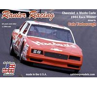 Salvinos JR Plastic Stock Car Model Kit Cale Yarborough Chevy Monte Carlo 1984 Race Winner