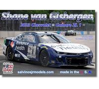 Salvinos JR Shane Van Gisbergen 2023 Chicago Street Race Winning Paint Scheme 1:24 Scale Adult Plastic Model Car Kit