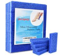 SALVMARY Disposable Pumice Stone for Feet Hard Skin Callus Remover Foot Scrubber Pad Blue 40 Pcs