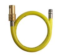SALVUS CATERHOSE Commercial Yellow Gas Catering Pipe Hose 1.M Long 1000mm