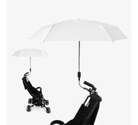 Salyeeluly Baby Stroller Umbrella | Pram Parasol | Unive-rsal UV Parasol for Pushchairs and Buggys | 360° UV Protection Pram Parasol Baby Stroller Canopy with Adjustable Clamp for Patio Beach Chair