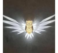 Salyeeluly Bald Eagle Wall Light | Animal LED Wall Night Light | Owl Wall Light | Creative Carving Animal Led Light | Battery Operated Animal Night Lights for Bedroom, Living Room, Hallway, Kitchen