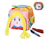 Salyeeluly Busy Box Toys | Sensory Learning Activities - Basic Life Skills Learning Toys - for Daily Play Development Home Classroom Daycare Travel Birthday Christmas