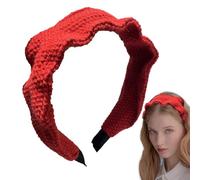 Salyeeluly Fashion Hairbands and Hair Hoops - Non Slip Women Headbands | Hair Accessories Hair Hoops in Festive Red Color for Women Girls Sports & Daily Wear