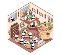 Salyeeluly Landscape Stickers - Miniature Scene Stickers,Creative Kids Room Sticker Scenes, Make Your Own Room Sticker for Passing Time