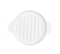 Salyeeluly Microwave Bacon Crisper with Lid | Bacon Cooker for Microwave Oven | Microwave Bacon & Meat Heating Plate Rack | Microwave Bacon Maker, Quick and with No Mess, Dishwasher Safe