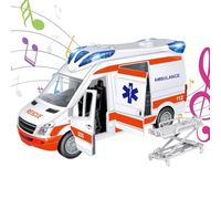 Salyeeluly Toy Ambulance | Electric Ambulance Toy with Lights And Sounds | Large Medical Ambulance Toy | Doors Open & Close, Interactive Kids Giftes Toy, for Kids 3+ Years Old