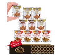 Salysol Roasted Giant Corn Mix - 10 Pack Mini Can Snack Variety - 4 BBQ Salted 35g, 4 BBQ Giant Corn 30g, 2 Spicy Roasted 30g - Gift Box Snack Set for Men and Women