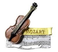 Salzburg Austria Violinist Mozart Refrigerator Magnet Travel Souvenir 3D Fridge Decoration Magnetic Sticker Craft Collection