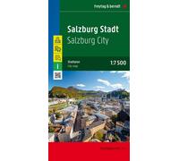 Salzburg city City Plan 1:7500: Stadskaart 1:7 500 / 1:15 000 by Unknown Author