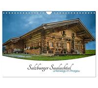 Salzburg Saalach Valley - on the road in the Pinzgau region UK-Version (Wall Calendar 2026 DIN A4 Landscape), CALVENDO 12 Month Wall Calendar