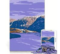 Salzkammergut Mountain Lake 1000 Pieces Jigsaw Puzzles for Adults Improve Memory Peaceful Fun Sharp Edge (50x75cm)