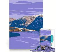 Salzkammergut Mountain Lake 1000 Pieces Jigsaw Puzzles for Adults Improve Memory Peaceful Fun Sharp Edge (50x75cm)