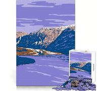 Salzkammergut Mountain Lake Jigsaw Puzzles for Teenagers 1000 Piece Boost Memory Serene Time Premium Cut Birthday Gift (38x52cm)