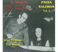 Salzman/Ettlinger/Wiesel - Pnina Salzman Vol. 2: BRAHMS: Clarinet sonatas and trio