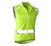 Salzmann Cycling Vest Made with Scotchlite, lemon tree, L