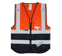 Salzmann Hi Vis Safety Vest | 5 Colours & 5 Sizes | Unisex High Visibility Reflective Vest | Made with 3M Reflective Material