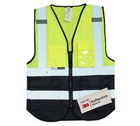 Salzmann Hi Vis Safety Vest | 5 Colours & 5 Sizes | Unisex High Visibility Reflective Vest | Made with 3M Reflective Material