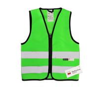 Salzmann Children’s High-Visibility Safety Vest with Zip | 4 Colours - Ages 1 to 18 | High Vis Vest for Kids | Made with 3M Reflective Material