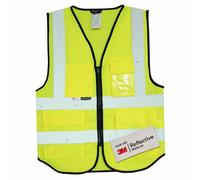 Salzmann Safety Vest - Reflective High Visibility Vest with Multiple Pockets - Made with 3M Reflective Material