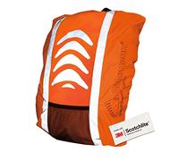 Salzmann Reflective Backpack Cover | Waterproof Hi-Vis | Made with 3M Scotchlite | High Visibility, Weatherproof Cover, 28-40L | For Cycling & Outdoor Activities