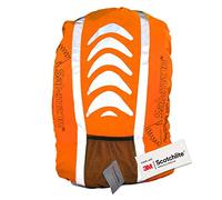 Salzmann Reflective Backpack Cover | Waterproof Hi-Vis | Made with 3M Scotchlite | High Visibility, Weatherproof Cover, 28-40L | For Cycling & Outdoor Activities