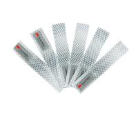 Salzmann Reflective Diamond Grade Stickers | Waterproof, All-Weather Reflective Stickers | Made with 3M Diamond Grade | Ideal for Cars, Motorbikes, Garage Doors, Posts, etc. | Pack of 6