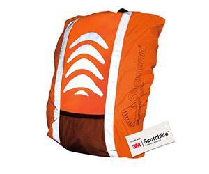 Salzmann Reflective Rucksack Cover | 28-40L | Hi-Vis Waterproof Rain Cover for Backpack Cycling, Commuting & Hiking