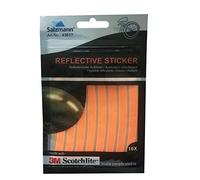 Salzmann Reflective Stickers - Soft stickers for backpacks, bikes, helmets, prams, etc. - Made with 3M Reflective Material