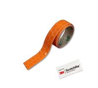 Salzmann Reflective Tape 1m | High Visibility Adhesive Tape | Made with 3M Reflective Material | For Backpacks, Bikes, Helmets