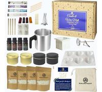 SALZOYART Candle Making Kit for Adults- | Soy Candle Making Kit | Candle Making Kits UK | Wax Melt Making Kit, Art & Craft Gift Set, Candle Mould, Scents, 2 lb Wax (Large with Extras)