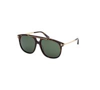 TOM FORD FT1306 SAM-02 52N Unisex Sunglasses Acetate Havana Green Squared Normal