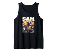 Sam and Cat Multiple Poses Sam Puckett Vintage Poster Tank Top