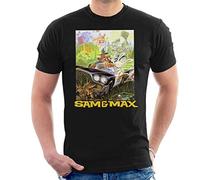 Sam and Max Game Cover Men's T-Shirt Black