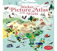 Sam Baer Sticker Picture Atlas of the World Paperback Book Sam Baer Multicolor