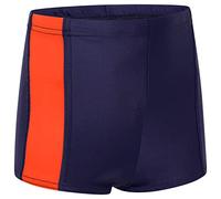 Sam Caan® Boy's Swim Trunks Kids Swimming Shorts Boxer Swimwear Navy/Orange