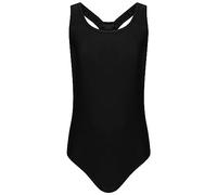 Sam Caan® Girl’s Swimsuit Muscleback One Piece Chlorine Resistant Black