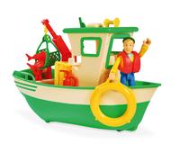 Simba 109251074 - Fireman Sam - Sam Charlie's Fishing Boat with Figure