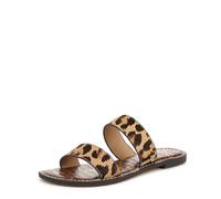 Sam Edelman Flat Slide Sandal for Women - Gala Medium Fit Tan Leather UK 5