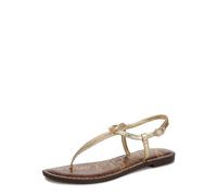 Sam Edelman Flat Thong Sandal Shoes for Women - Gigi Medium Fit Gold UK 3