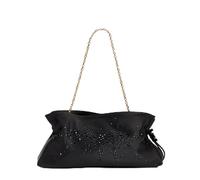 Sam Edelman Poppy Oversized Clutch Black