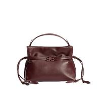 Sam Edelman Poppy Small Drawstring Crossbody Handbag, Bordeaux