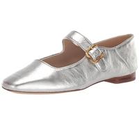 Sam Edelman Shoes for Women - Michaela Mary Jane Flat Medium Fit Soft Silver UK 3.5