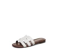 Sam Edelman Women's Bay Flat Slide Sandals, Bright White, Medium Fit, UK 8