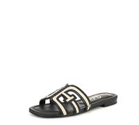Sam Edelman Women's Bay Multi Flat Slide Sandals, Black, Medium Fit, UK 7