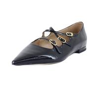 Sam Edelman Women's Cass Mary Jane Flat, Black Leather, 5.5