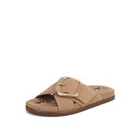 Sam Edelman Women's Darla 2 Flat Slide Sandals, Cyprus Tan, Medium Fit, UK 7