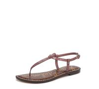 Sam Edelman Women's Gigi Flat Sandal, Dark Winter Mauve, 5 UK