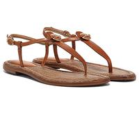 Sam Edelman Women's Gigi Flat Sandal, Saddle Signet, 5 UK